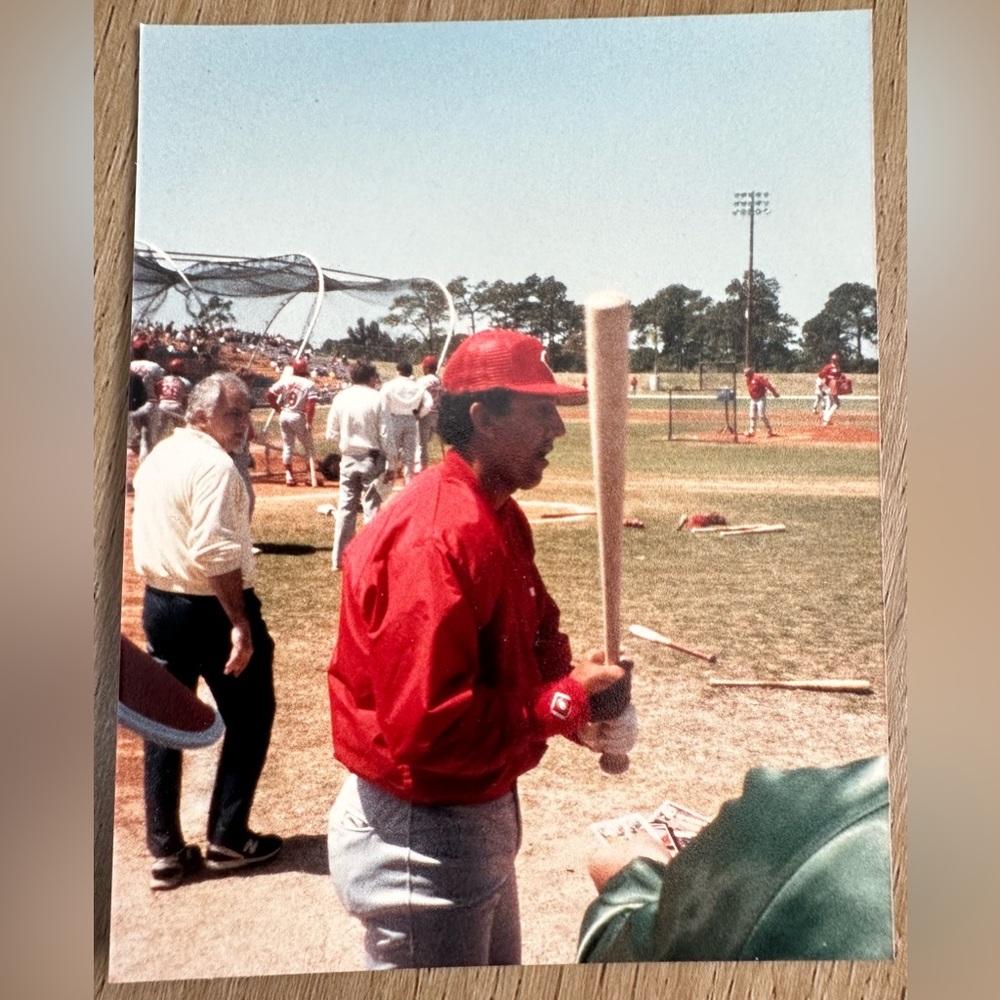 Cincinnati Reds 1986 Spring Training 6 Photos - Rose, Parker, Perez, Concepción